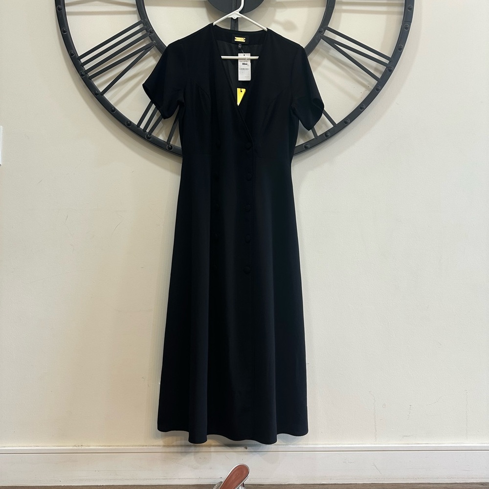 Alexia Admor Classic Black Midi Dress